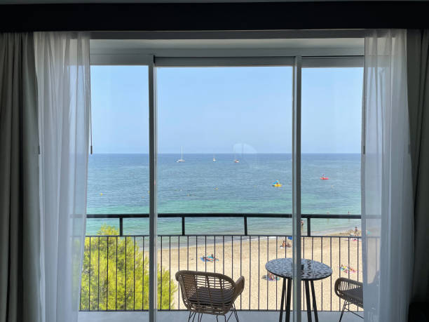 istock Window to Ibiza and the sea 1344570846