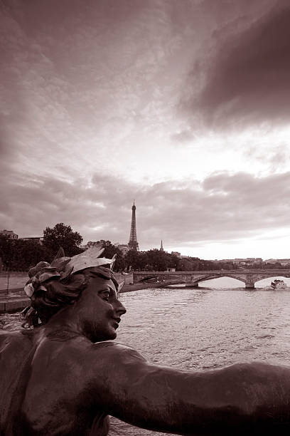 istock Figure on the Alexandre III Bridge, Paris 134457795