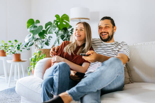 istock Couple having great time at home 1344582363