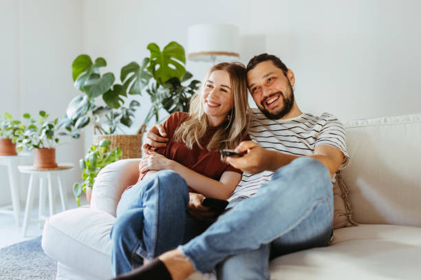 istock Couple having great time at home 1344582534