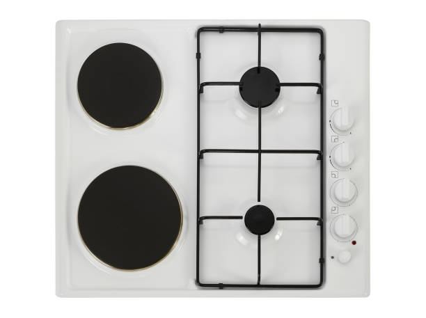 istock electrical and gas stove from top 1344587469