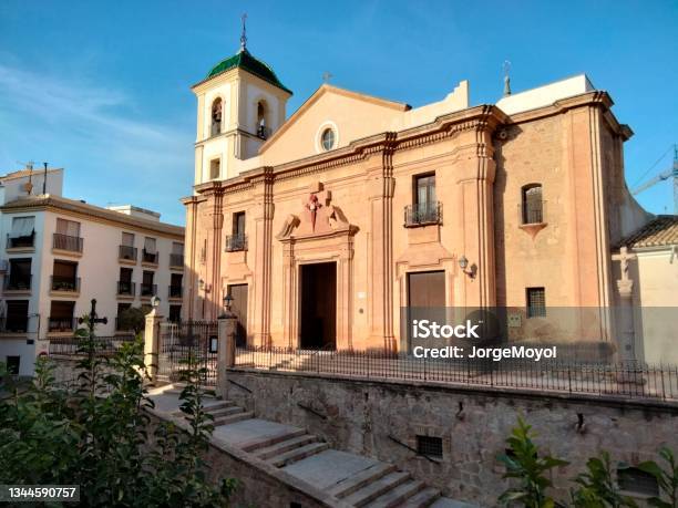 Church Of Santiago In Lorca Murcia Spain Stock Photo - Download Image Now - Building Exterior, Catholicism, Church