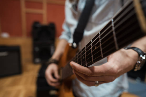 istock Musician playing electric guitar 1344592366