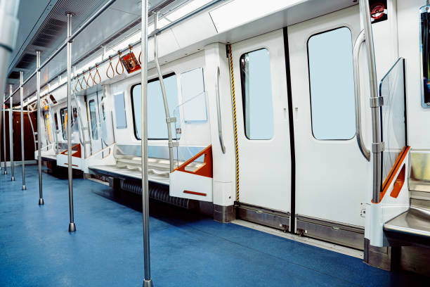istock Inside Modern Metro Car in Chengdu 1344598161