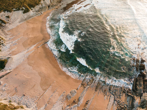 istock Sand beach as seen from above 1344598744