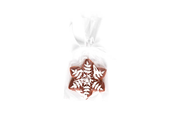 Gingerbread cookies isolated on a white background. Cristmas cookies isolated. High quality photo