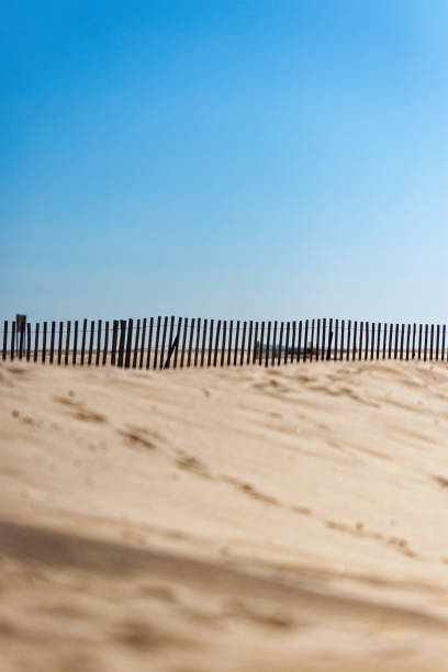 View on the beach and the dune, North Sea, Castricum in the Netherlands