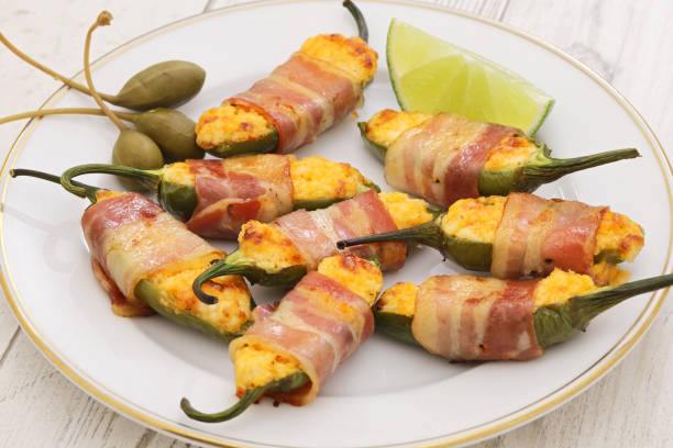 istock bacon wrapped jalapeno poppers, party appetizer 1344606432