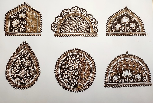 Mehndi Design patterns for Karva Chauth