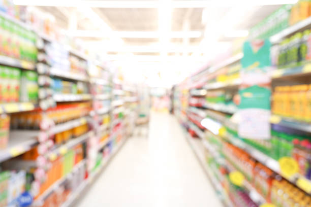 istock blurred supermarket background. 1344610494