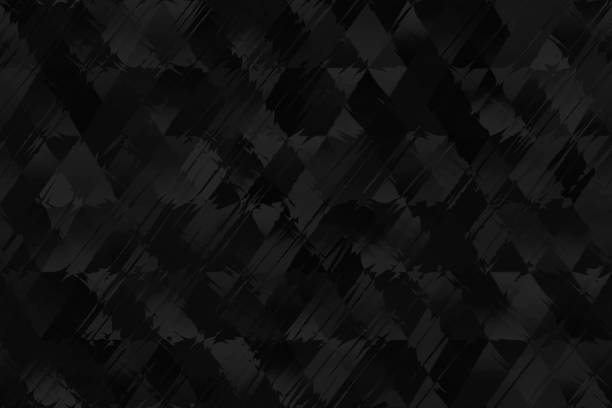 Black Halloween Grunge Background Abstract Diamond Triangle Wind Brushing Texture Dirty Crude Oil Spill Old Dark Gray Retro Style Tilt Mystery Stroking Distorted  Rhomb Stripe Geometric Pattern Seamless Design template for presentation, flyer, card, poster, brochure, banner
