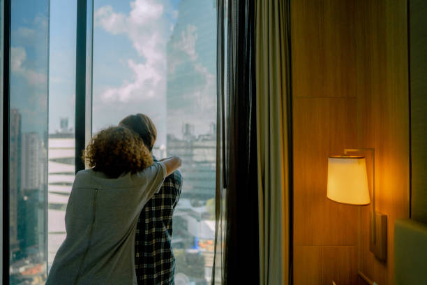 istock LGBTQ couple staycation at home. 1344614380