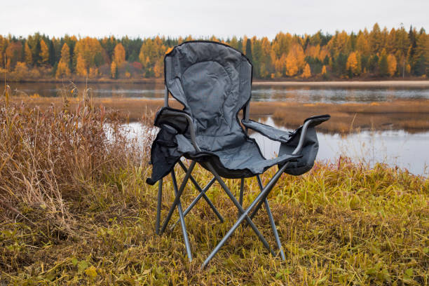 istock Tourist collapsible chair 1344621598