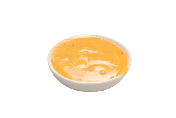 istock Sauce in a bowl isolated on white background. 1344622566