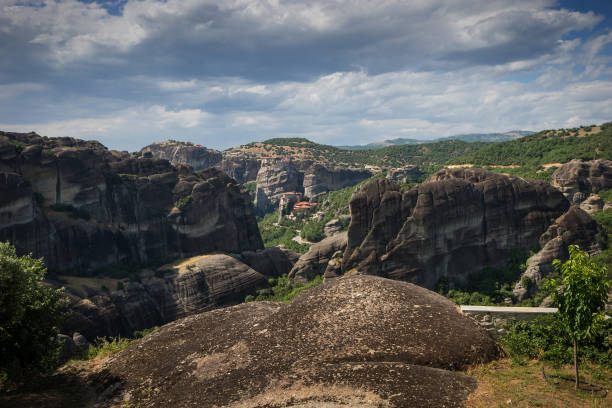 istock View from the Holy Trinity Monastery, Meteora, Greece 1344624210