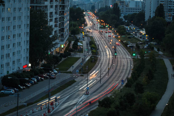 istock Wide street in evening 1344634397