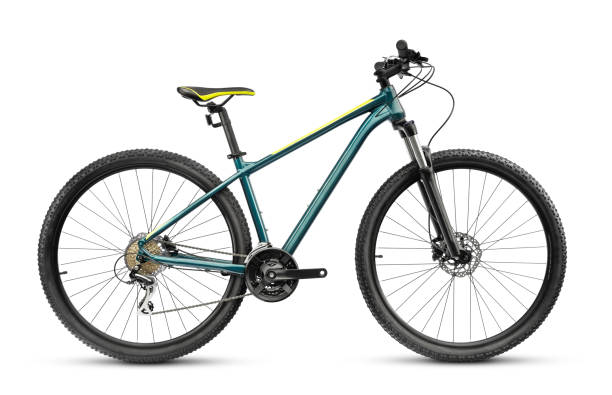 istock Mountain bicycle isolated on white background. 1344641258
