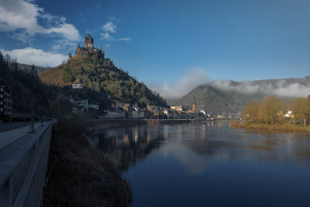 istock Cochem Castle and Moselle River - Cochem, Rhineland-Palatinate, Germany 1344642524