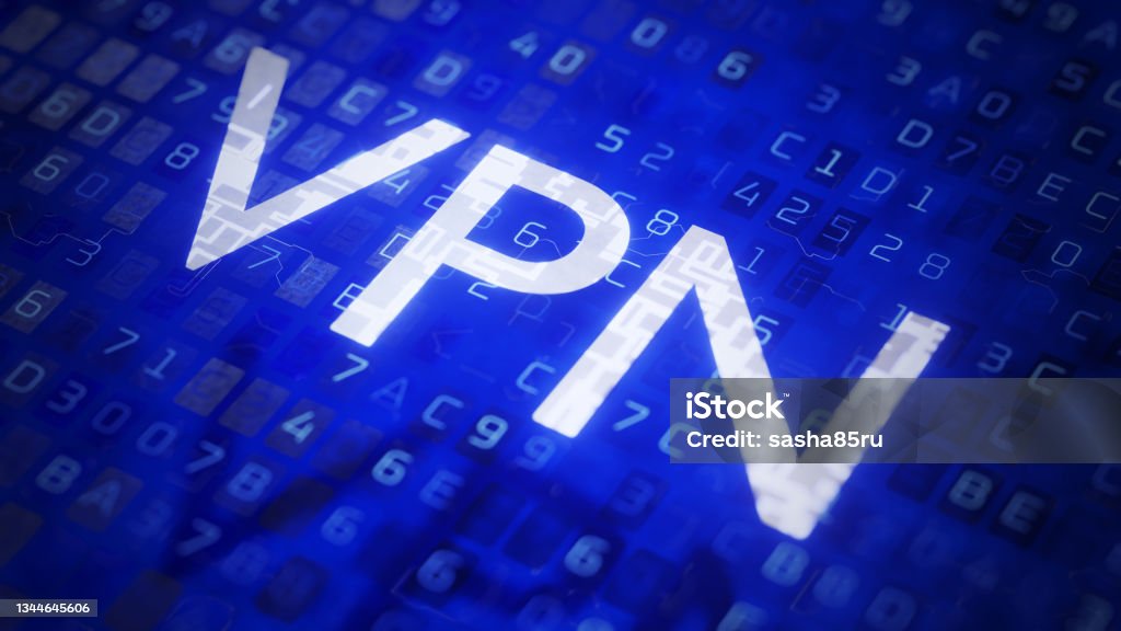 Vpn Portrait Vpn Concept Illustration Virtual Private Network For Security 3d Render ...