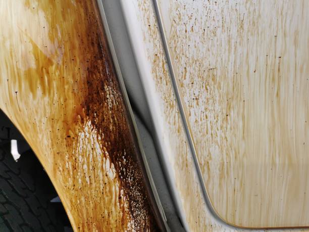 istock Asphalt on cars is melting 1344647051