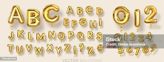 istock English alphabet and numbers Balloons 1344651146