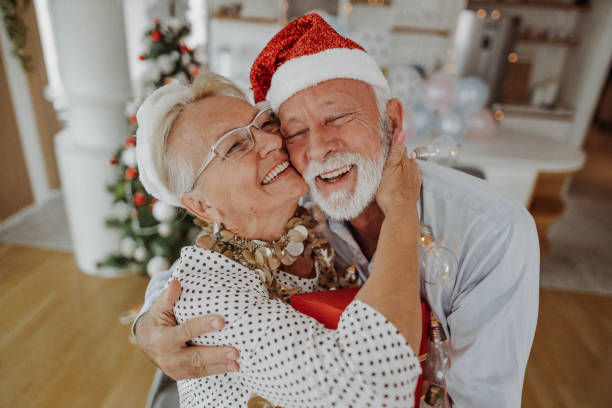 istock Senior couple preparing for Christmas 1344657884