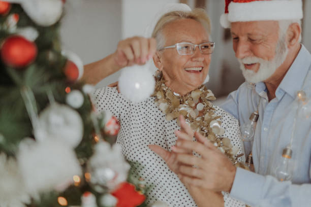 istock Senior couple preparing for Christmas 1344657966