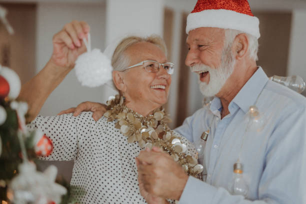 istock Senior couple preparing for Christmas 1344657968