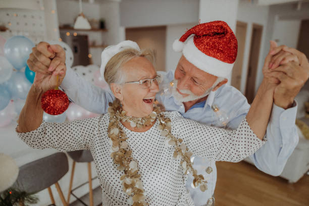 istock Senior couple preparing for Christmas 1344657997