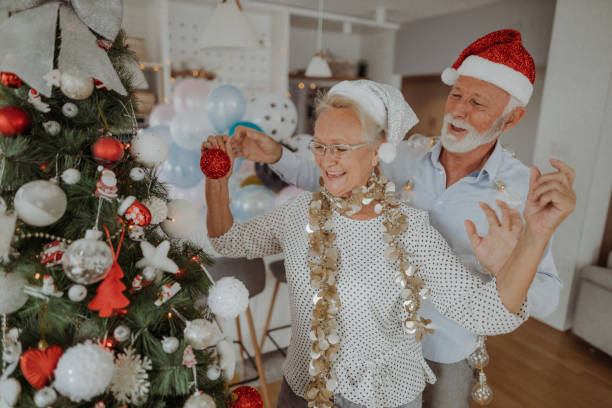 istock Senior couple preparing for Christmas 1344658015
