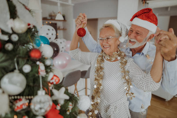 istock Senior couple preparing for Christmas 1344658034