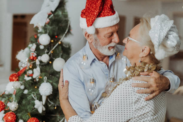 istock Senior couple preparing for Christmas 1344658068