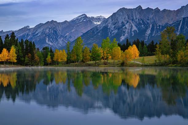 istock Fall Mountain Landscape At Quarry Lake 1344667224