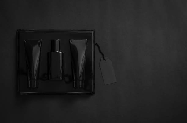 istock A black box of perfume with blank black price tag 1344675347