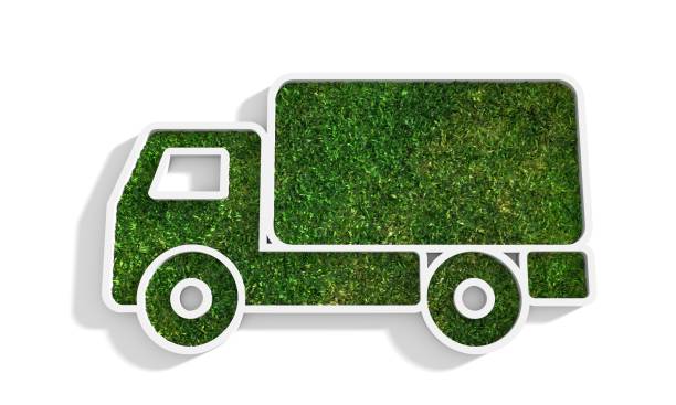 istock 3d green grass covered abstract truck icon 1344696264