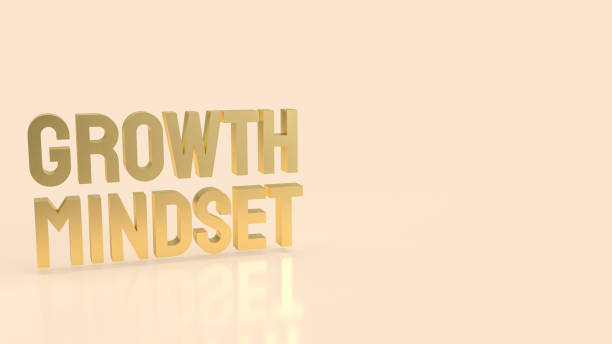 istock The  gold growth mindset word on cream color background 3d rendering 1344697138