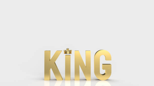 istock gold king word on white background for business concept 3d rendering 1344697146