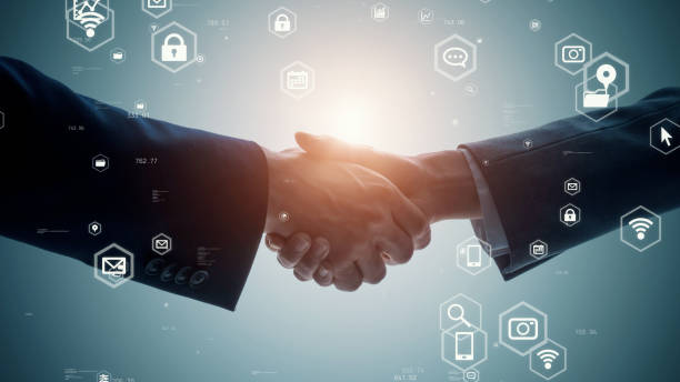 istock People network concept. Group of person. Teamwork. Human relationship. 1344699152
