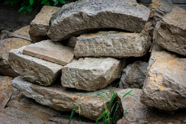 istock A pile of rocks. Stones for construction. Old stones. 1344704927