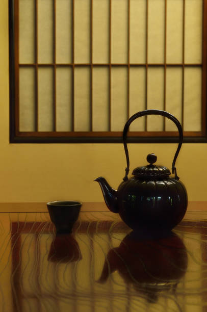 istock Japanese Saki Set on the Table 1344705473