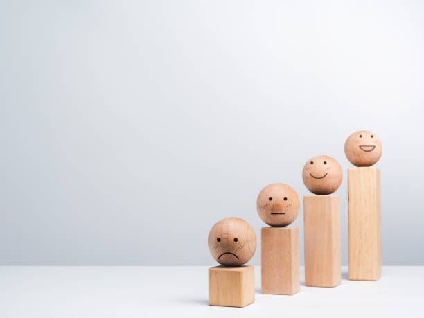 istock Satisfaction and business growth process and economic improvement concept. 1344708319