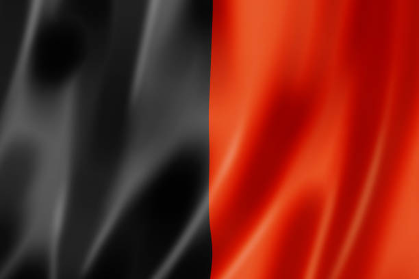 istock Aosta Valley region flag, Italy 1344708572