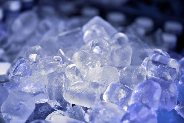 istock Real ice close up background. Ice for cooling food and drinks 1344710680