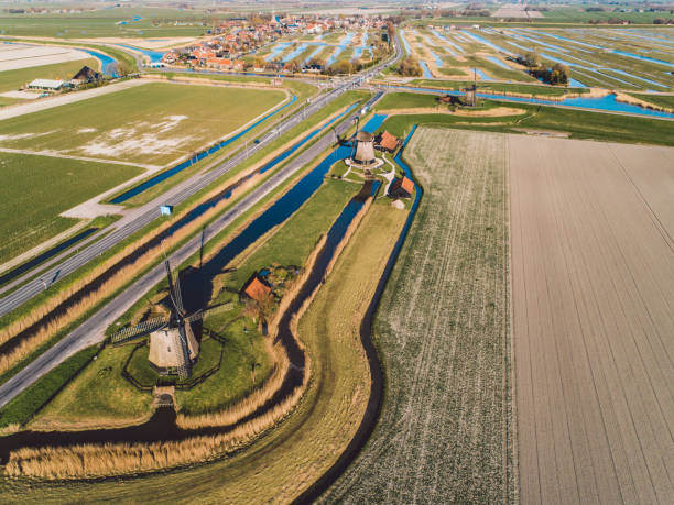 istock High Angle View Of Agricultural Field 1344713119