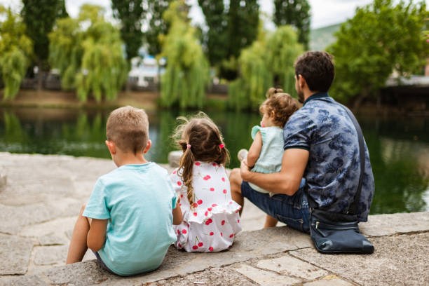 istock Young family enjoying vacation 1344719114