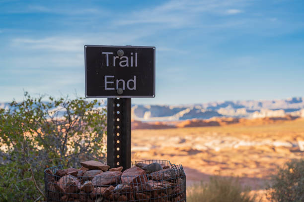 Glen Canyon NR, AZ, USA - Sept 28, 2020: The Hanging Garden Trail