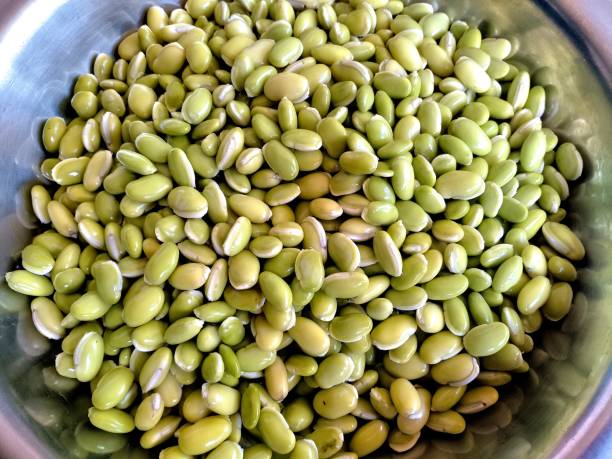 istock Closeup view of fresh and raw beans 1344722722