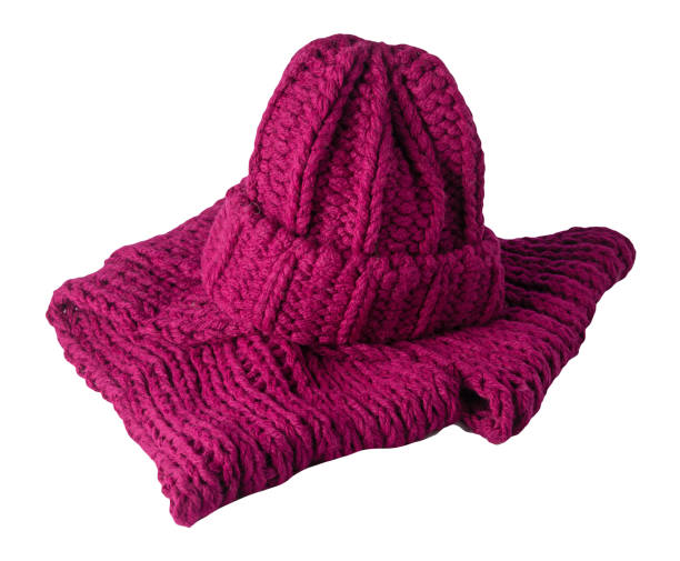 istock set of hat and scarf isolated on white background. warm winter accessory 1344723097