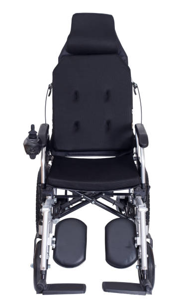 istock Motorized Electric wheelchair for senior elder patient who cannot walk, isolated 1344725138