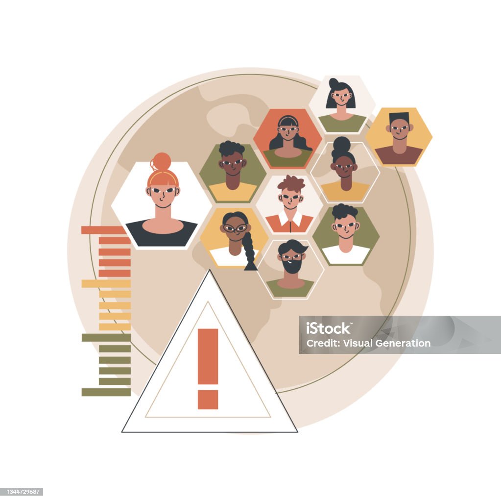 Overpopulation Abstract Overpopulation Abstract Concept Vector Illustration Stock Illustration ...